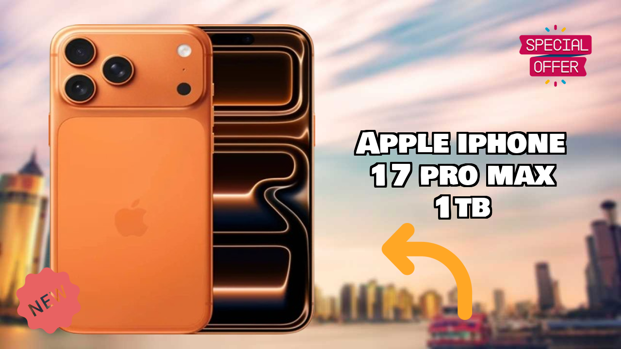 Apple IPhone 17 Pro Max 1TB Display Technology: Super Retina XDR OLED Quality