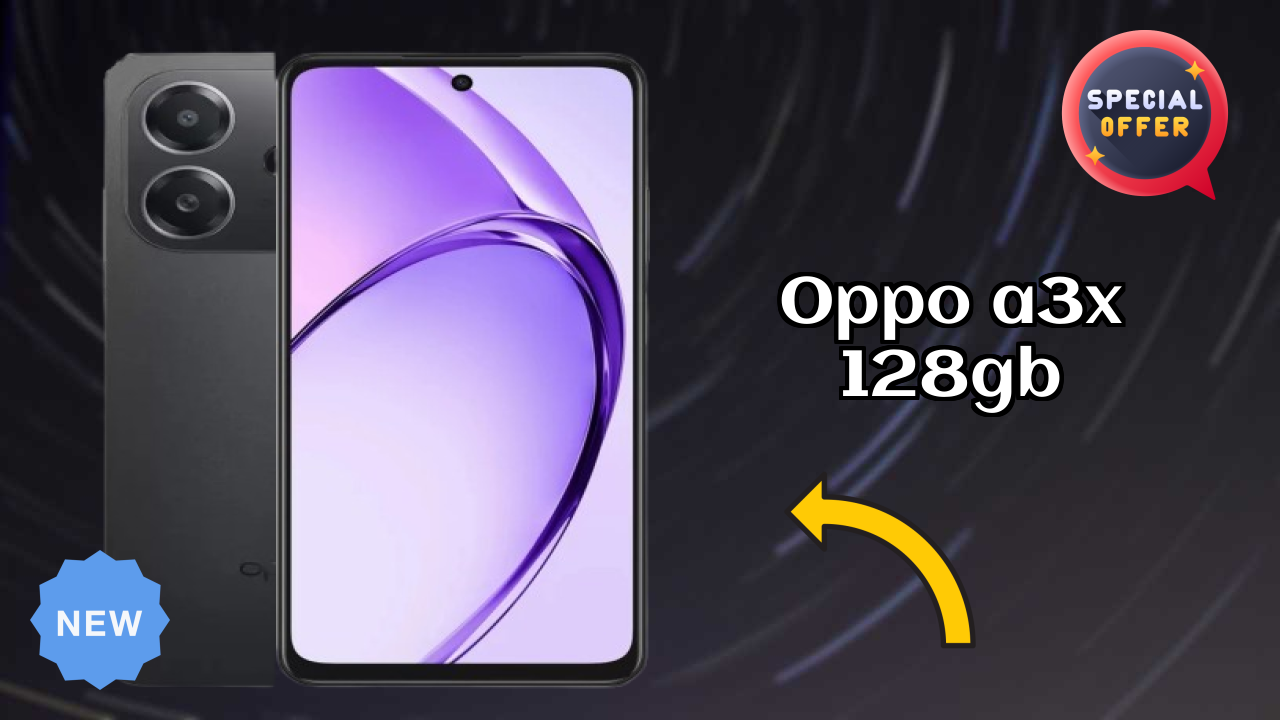 OPPO A3X 128GB Display Analysis: 6.67 Inches (16.94 Cm) Screen