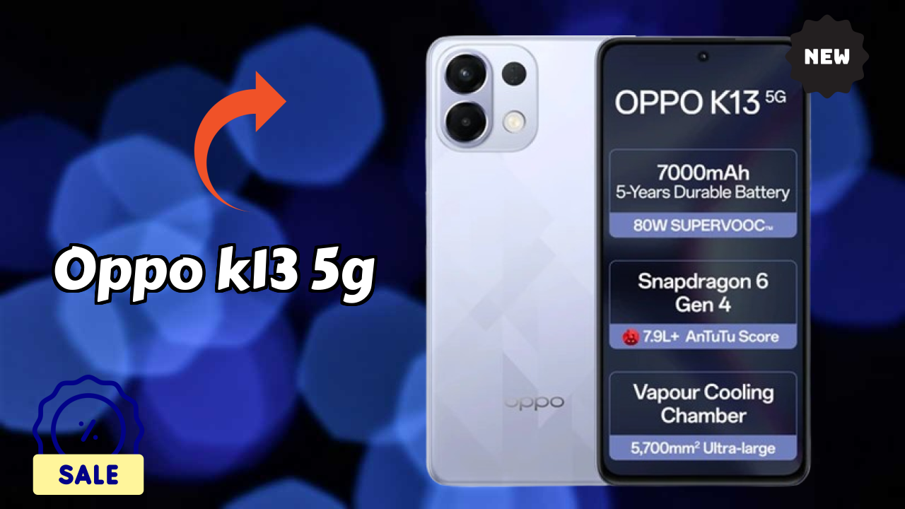OPPO K13 5G Display Technology: 6.67 Inches (16.94 Cm) Screen