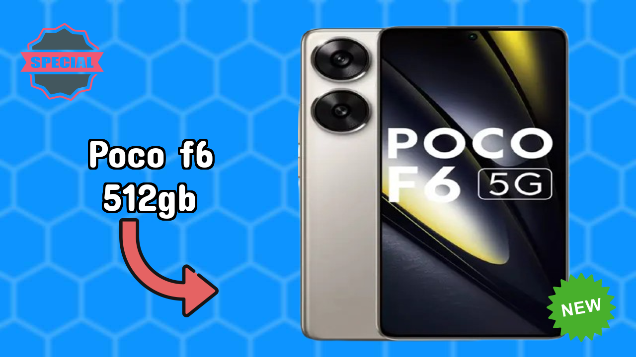 POCO F6 512GB Display Size: 6.67 Inches (16.94 Cm) Screen Quality