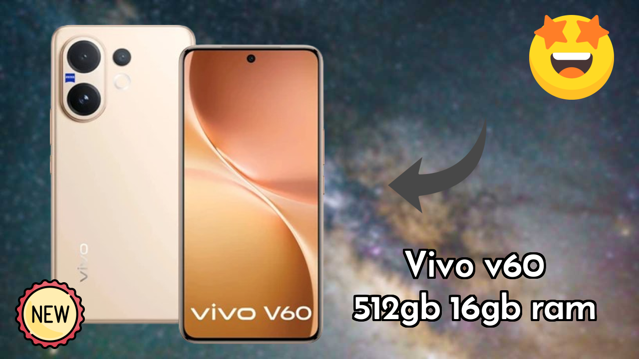 Vivo V60 512GB 16GB RAM at ₹45,999 - Complete Specifications List